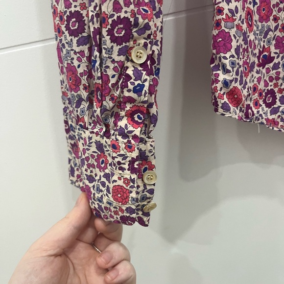 J. Crew Liberty Floral Print Button-Down Shirt - Picture 6 of 6